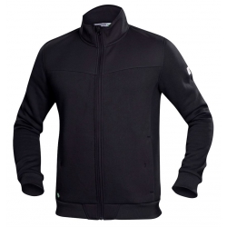 Veste zippée M007 en coton et polyester polaire 340g/m²