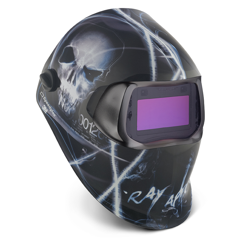 Masque de soudage Speedglas 100V Black à teinte variable 8-12 - AFS -  Application Fast Set