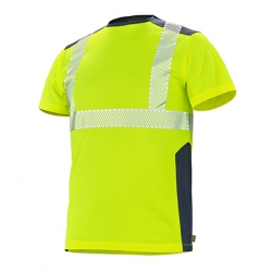 Tee-shirt manches courtes haute visibilité Fluo Safe CEPOVETT