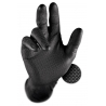 Gants à usage unique en nitrile non poudré GRIPPAZ longueur 24cm noir (x50)