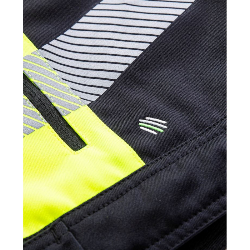 Veste polaire haute visibilité SIGNAL jaune fluo et noir - AFS -  Application Fast Set