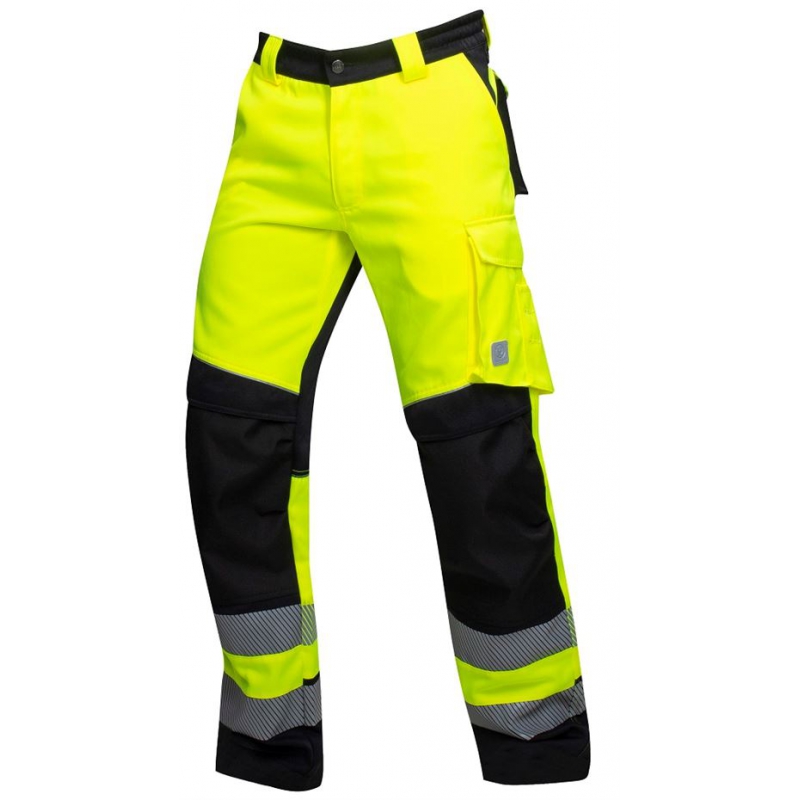 Veste polaire haute visibilité SIGNAL jaune fluo et noir - AFS -  Application Fast Set