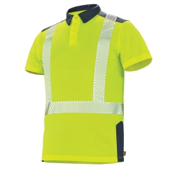 Polo manches courtes haute visibilité Fluo Safe CEPOVETT