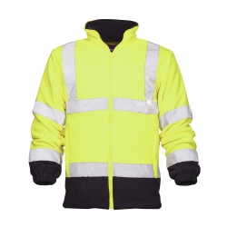 Veste polaire haute visibilité REF401 jaune fluo