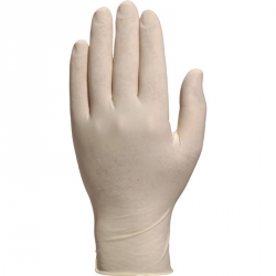 Gants à usage unique latex non poudré VENICLEAN Delta Plus (boîte de 100)