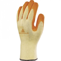 Gants risques mécaniques en tricot polycoton VE730OR Delta Plus (12 paires)