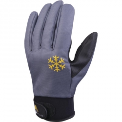 Gants anti-froid Delta Plus APOLLON WINTER VV735 jaune/noir - La