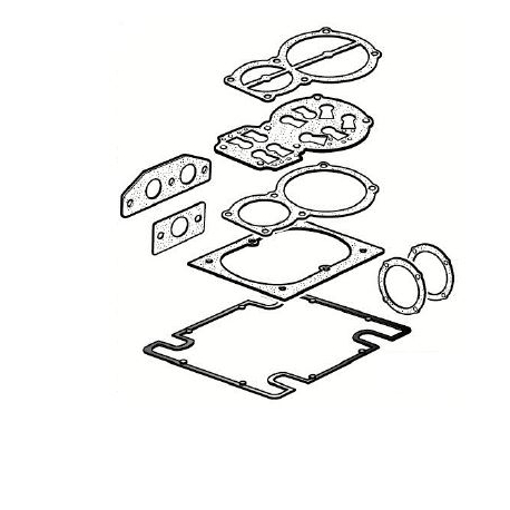 Kit joints embase et bouchon - Pièce de rechange Robby pour