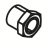 Manchon 3/8" NPT (m) x 1/4" NPT (f)