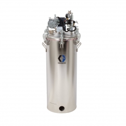 Pot sous pression HVLP en acier inoxydable avec agitateur et régulateur de pression (55 litres)