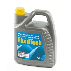 Huile FluidTech pour compresseurs d'air à vis (5 litres)