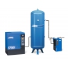 Ensemble complet compresseur à vis ABAC SPINN 0808 + réservoir + sécheur