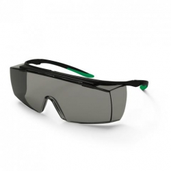 Surlunettes de soudage UVEX Super F OTG noir/vert avec oculaire soudeur 43%
