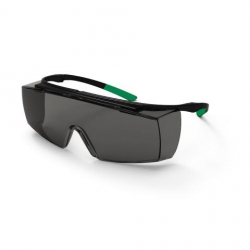 Surlunettes de soudage UVEX Super F OTG noir/vert avec oculaire soudeur 13%