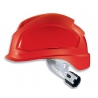 Casque de sécurité UVEX Pheos E-S-WR rouge à visière courte et crémaillère