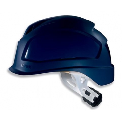 Casque de sécurité UVEX Pheos E-S-WR bleu à visière courte et crémaillère