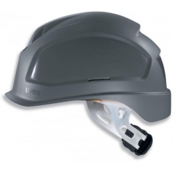 Casque de sécurité UVEX Pheos E-S-WR gris à visière courte et crémaillère