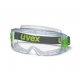 Lunettes-masque UVEX Ultravision gris translucide avec oculaire incolore