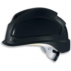 Casque de sécurité UVEX Pheos B-S-WR noir à visière courte et crémaillère