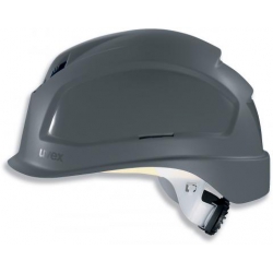 Casque de sécurité UVEX Pheos B-S-WR gris à visière courte et crémaillère