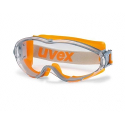 Lunettes-masque UVEX Ultrasonic gris/orange avec oculaire incolore