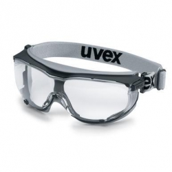 Lunettes-masque UVEX Carbonvision noir/gris avec oculaire incolore
