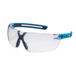 Lunettes à branches UVEX X-Fit Pro bleu/anthracite avec oculaire incolore