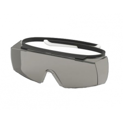 Surlunettes UVEX Super OTG noir/blanc avec oculaire gris solaire