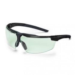 Lunettes à branches UVEX i-3 anthracite/noir avec oculaire vert léger