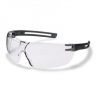 Lunettes à branches UVEX X-Fit gris translucide avec oculaire incolore