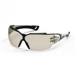 Lunettes à branches UVEX Pheos CX2 blanc/noir avec oculaire CBR