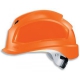 Casque de sécurité UVEX Pheos B-S-WR orange à visière courte et crémaillère