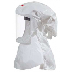 Cagoule de protection légère blanche 3M Versaflo Série S (taille M/L)