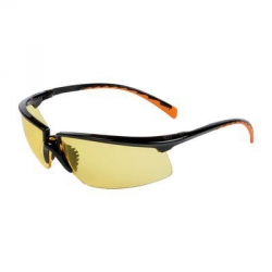 Lunettes à branches 3M Solus noir/orange avec oculaire jaune et étui