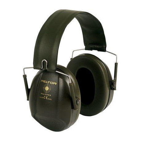 Casque anti-bruit Vert militaire - Serre-tête pliable