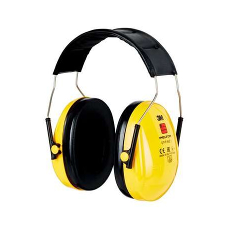 CASQUE ANTI-BRUIT 3M PELTOR OPTIME I JAUNE SERRE-TÊTE