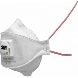 Masque antipoussière pliable 3M 9332+ FFP3 NR D avec soupape (x10)