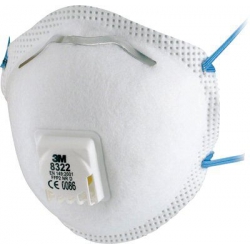 Masque antipoussière coque FFP2 NR D avec soupape Cool Flow (x10)