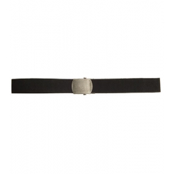 Ceinture sangle noire et boucle métal CEPOVETT