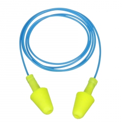 Bouchons d'oreilles à tige 3M E-A-R Flexible Fit HA avec cordelette (boîte de 125 paires)