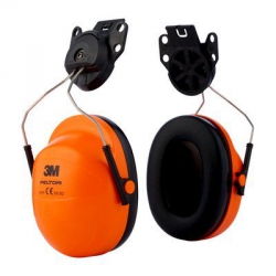 Kit protection auditive : 1 paire d&#8217;attaches et 1 paire de coquilles 3M Peltor