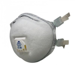 Masque antipoussière coque FFP2 NR D spécial soudage avec soupape et joint (x10)
