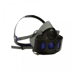 Demi-masque 3M Secure Click série HF-800 avec membrane phonique (petite taille)