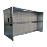 Cabine de peinture ouverte à filtre sec ATEX, longueur 2m