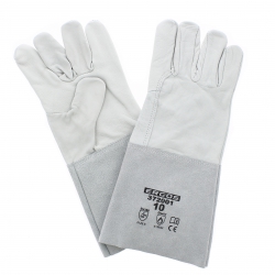 Gants de soudage TIG en cuir ERGOS avec manchette 15 cm (la paire)