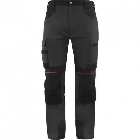 Pantalon de travail stretch MACH5 Delta Plus Gris / noir Taille 3XL