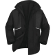 Parka 5 en 1 Alaska 3 en polyester Bleu marine/noir