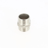 Mamelon double mâle en inox et diamètre 1 pouce 1/4 BSPT, pour liaison filtre IBC