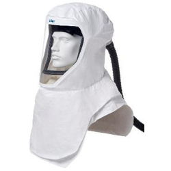 Sur-cagoule Tychem 4000 Dräger pour casque de sécurité ou anti-heurt T4 TH3