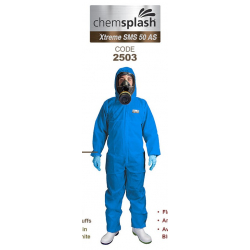 25 combinaisons Chemsplash 2503 Xtreme SMS 50 AS, type 5/6, couleur bleue